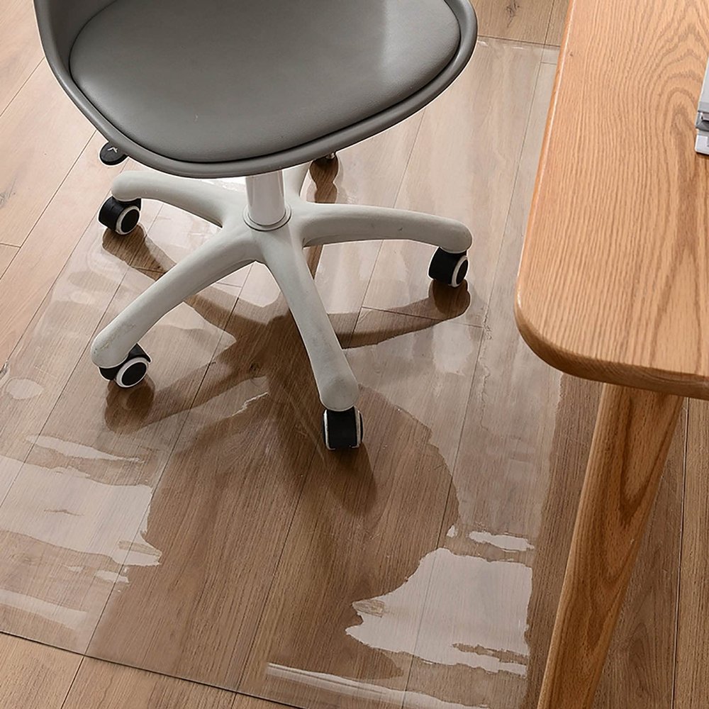 Clear PVC Chair Mat for Hard Floors, 1.5 mm, 140 x 170 cm