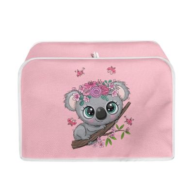 HUIACONG Pink Koala Flower 2-Slice Toaster Cover