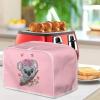 HUIACONG Pink Koala Flower 2-Slice Toaster Cover view 4