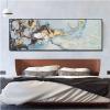 5D Diamond Painting, Large Blue Abstract Spray, 120 x 40 cm view 1
