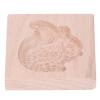 Reusable Wooden Squirrel Cookie Mold, Easy to Clean, Beechwood view 1