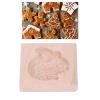 Reusable Wooden Squirrel Cookie Mold, Easy to Clean, Beechwood view 3
