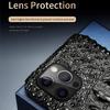 CEKGDB Protective Case for iPhone 14 Pro Max, Classic Crocodile Pattern, Genuine Leather, Slim, Shock-Resistant, Camera Protection, Black view 4