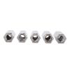 5-Pack Silver M12 Hex Coupling Nuts, 304 Stainless Steel view 4