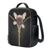 Kuiaobaty French Bulldog Insulated Lunch Bag, Black view 2