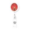 Christmas Gifts Retractable ID Badge Holder with Crocodile Clip view 2