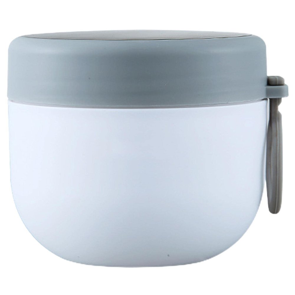 Hot Food Container, 600 ml Leakproof Stainless Steel Soup Cup with Spoon