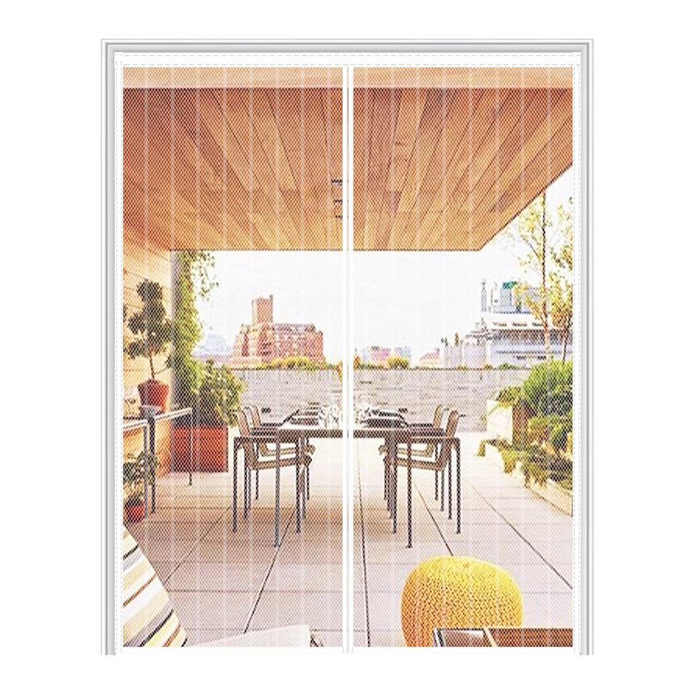 Magnetic Fly Screen Door, No-Drill Insect Curtain (100 x 180 cm)