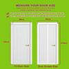 Magnetic Fly Screen Door, No-Drill Insect Curtain (100 x 180 cm) view 3
