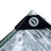 Tear-Resistant Transparent PVC Cover Tarp with Eyelets, 0.5 mm, Foldable, 2 x 1.5 m view 1