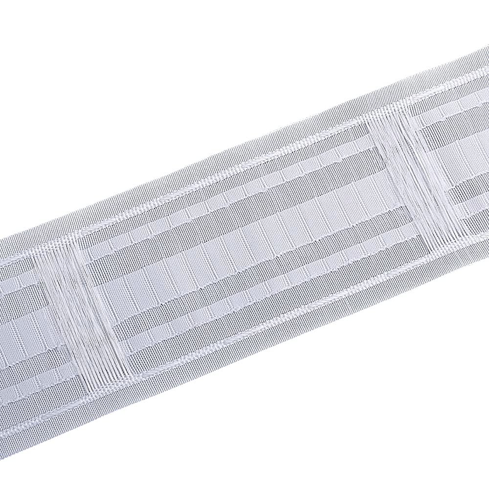WANYIG 85 mm Curtain Loop Tape for Sewing, Universal Gathering and Pencil Pleat Tape with Loops, 6 m