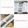 WANYIG 85 mm Curtain Loop Tape for Sewing, Universal Gathering and Pencil Pleat Tape with Loops, 6 m view 2