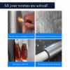Foam Pipe Insulation, Self-Sealing Pipe Insulation Sleeve, Foam Tube, Self-Adhesive Pipe Insulation, Aluminum Foil Pipe Insulation, Insulated Foam Protection (Colo view 3