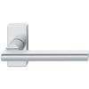 FSB Frame Door Lever Handle 09 1035, Return Spring B, Square Rose, Satin Stainless Steel view 1
