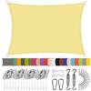 Ziligengsheng Rectangular Sun Shade Sail 3 x 7 m, Beige view 1