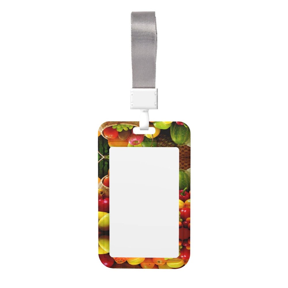 Fresh Vegetables & Fruit ID Card Holder, Vertical Style