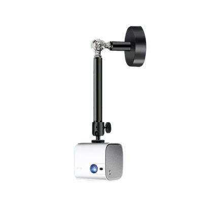 Universal Projector Mount for Ceiling Hanging, Horizontal Installation, and Lifting, Foldable Two-Piece Swivel Stand B