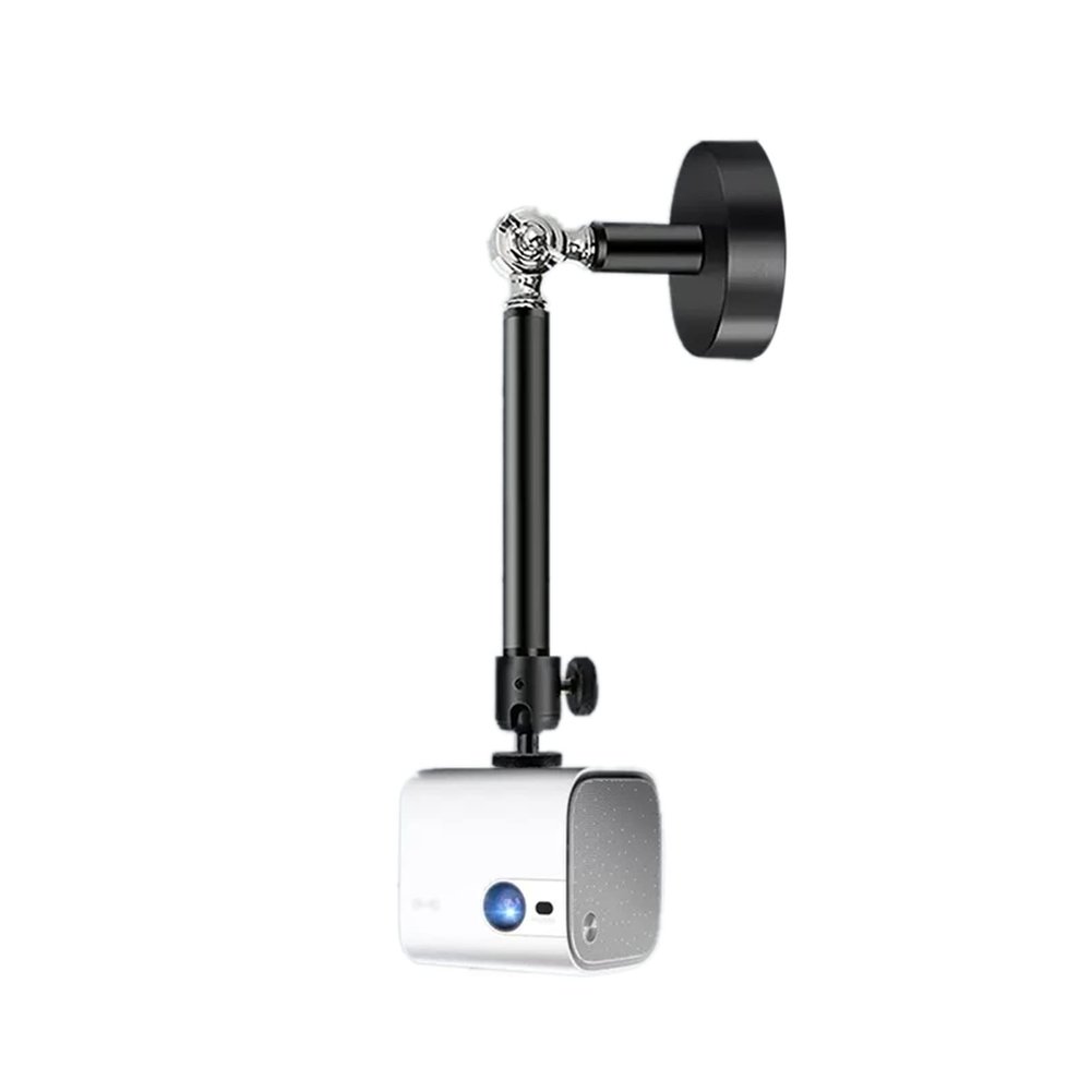 Universal Projector Mount for Ceiling Hanging, Horizontal Installation, and Lifting, Foldable Two-Piece Swivel Stand B