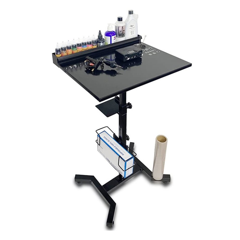 Large Movable Tattoo Workstation with Armrest
