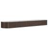 Keketa Metal Raised Garden Bed, Brown, 368 x 80 x 36 cm view 2