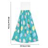 2-Pack Kitchen Towels with Hook-and-Loop Hanging Strap, Easter Egg Design, 35.6 x 46.2 cm view 3