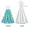 2-Pack Kitchen Towels with Hook-and-Loop Hanging Strap, Easter Egg Design, 35.6 x 46.2 cm view 4