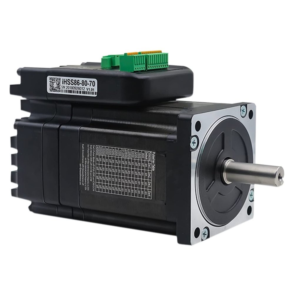 Closed-Loop Integrated Stepper Motor Servo Drive with 1000-Line Encoder for CNC Machine Kits