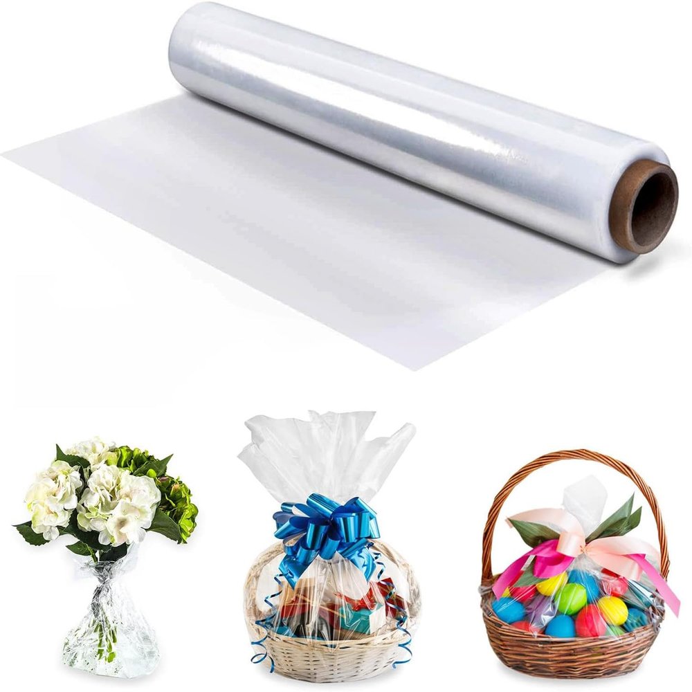 Transparent Gift Wrap Film, 40 cm x 30 m