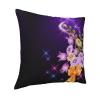 Oudrspo Light Romantic Flowers Decorative Pillow Cover, Square, 45.7 x 45.7 cm, for Sofa, Bedroom, Living Room view 2
