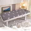 Trapezoidal Massage Table Mattress Topper with Face Hole, Gray, 80 x 180 cm view 1