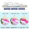 Trapezoidal Massage Table Mattress Topper with Face Hole, Gray, 80 x 180 cm view 4