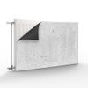 Primus Print Magnetic Radiator Cover, Concrete Look, 120 x 60 cm view 1