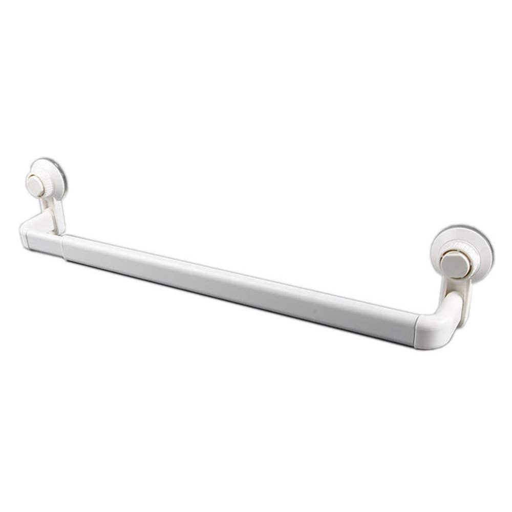 TOPINCN Adjustable Suction-Cup Towel Holder, White