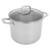 HENCKELS Pasta Pot with Lid and Strainer, 8.5 qt, Stainless Steel view 1