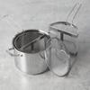 HENCKELS Pasta Pot with Lid and Strainer, 8.5 qt, Stainless Steel view 2