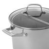 HENCKELS Pasta Pot with Lid and Strainer, 8.5 qt, Stainless Steel view 4