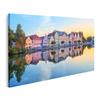 islandburner Landshut Old Town Bavaria Germany Isar Canvas Wall Art 80x40 cm view 1