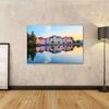 islandburner Landshut Old Town Bavaria Germany Isar Canvas Wall Art 80x40 cm view 2