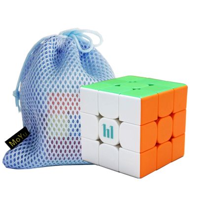 Oostifun OJIN MoYu HuaMeng YS3M 3x3x3 Standard Version Cube, Dual Adjustment System, Multicolor Smooth Puzzle with Cube Bag