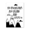 Black and White Bear Rabbit with Stars and Arrow Canvas Wall Art, Nordic Poster, Color 7, 50 x 70 cm, Unframed view 1