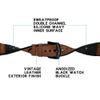 YOOSIDE Genuine Leather and Silicone-Lined Band for Fitbit Versa 3/4 and Sense/Sense 2, Brown view 4