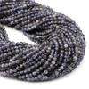 2 mm Cordierite Faceted Blue Natural Stone Spacer Beads, Approx. 180 Pieces view 1