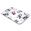 Ultra-Soft Plush Shag Faux Fur Rug with Hand-Drawn Superhero Panda Pattern view 1