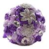 Handmade Romantic Artificial Rose Bridal Bouquet view 2