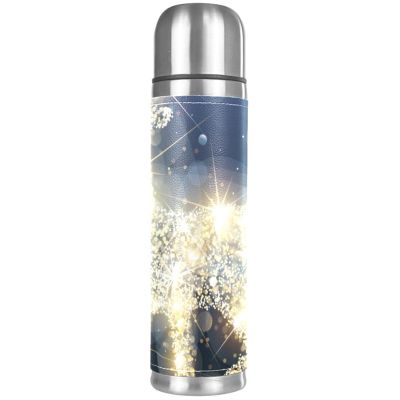 Insulated Stainless Steel Water Bottle, Christmas Golden Elk