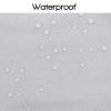 ANZAGA Boat Cover, 210D Waterproof, UV-Resistant, Black, 8.85 ft/2.7 m view 4