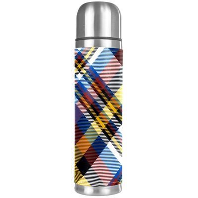Insulated Stainless Steel Water Bottle – Vintage Plaid