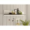 Lomadox Kitchen Set with 200 cm Sink Cabinet, Wall Cabinet with Glass Insert and 160 cm Wall Shelf, White Pine Reproduction/Anthracite view 4