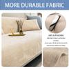 L-Shaped Sofa Cover, Gray, Color #27, 90 x 160 cm view 2