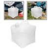 BESPORTBLE LDPE Collapsible Water Bag, White, 10 L, for Camping and BBQ view 3